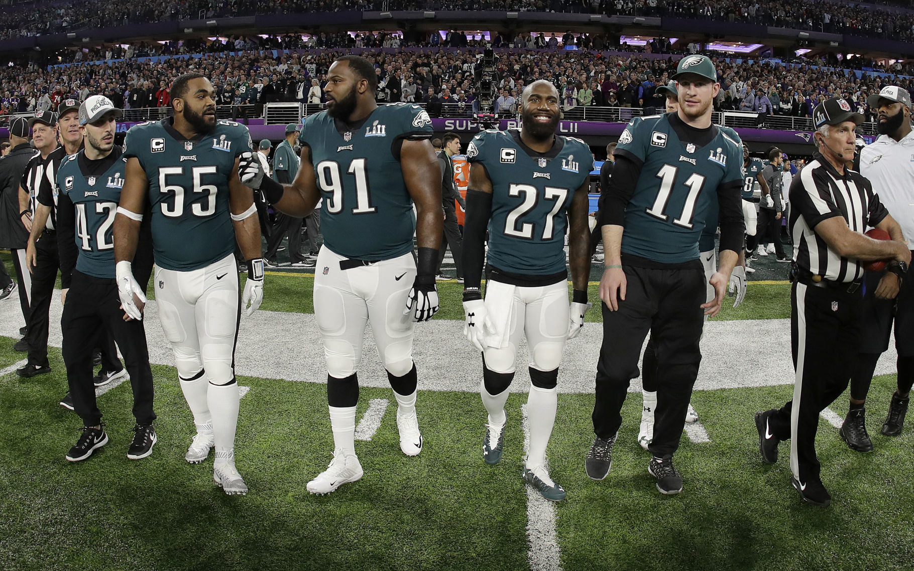 Eagles Patriots Super Bowl Football